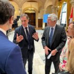 García Carbayo muestra a representantes de España y Portugal que Salamanca es «una ciudad ideal para invertir»