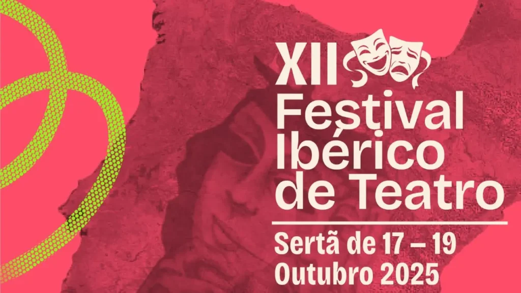 Cartel del Festival Ibérico de Teatro en Sertã, Portugal.