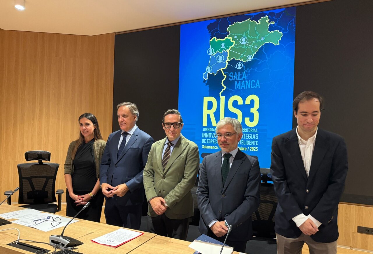 Inauguración de las Jornadas RIS3 en Salamanca con representantes de Portugal