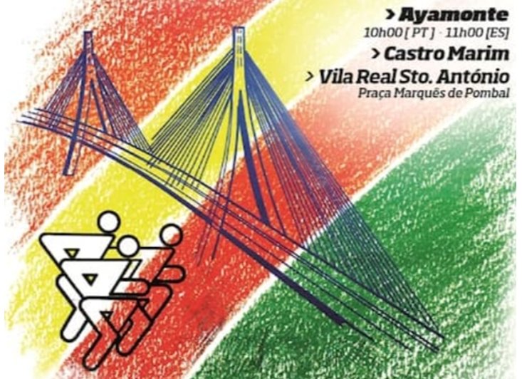 Cartel de la prueba X Milhas do Guadiana con información sobre la carrera