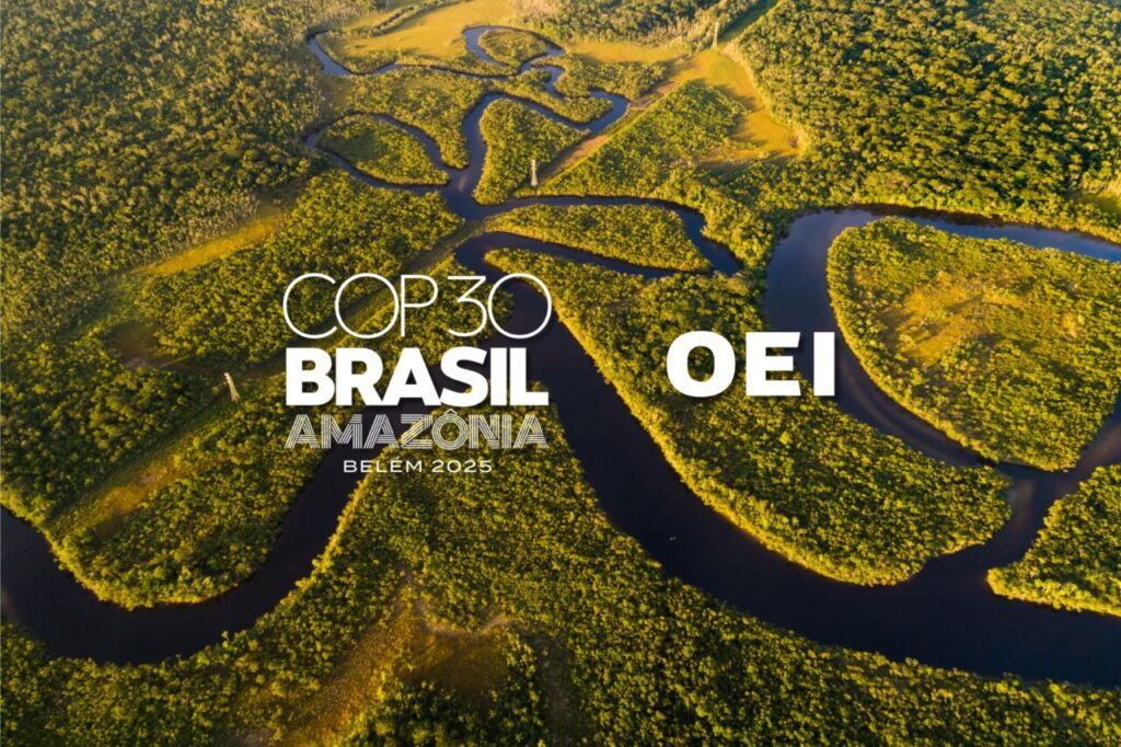 Vista aérea de la Amazonía en Belém, Brasil, para la COP30