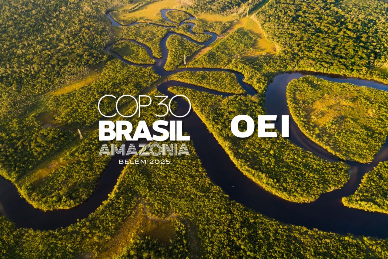 Vista aérea de la Amazonía en Belém, Brasil, para la COP30