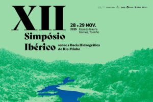 Cartel del XII Simposio Ibérico sobre la Cuenca Hidrográfica del Río Miño