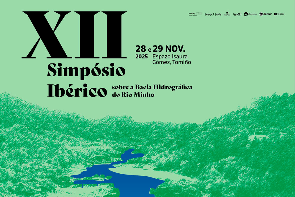 Cartel del XII Simposio Ibérico sobre la Cuenca Hidrográfica del Río Miño