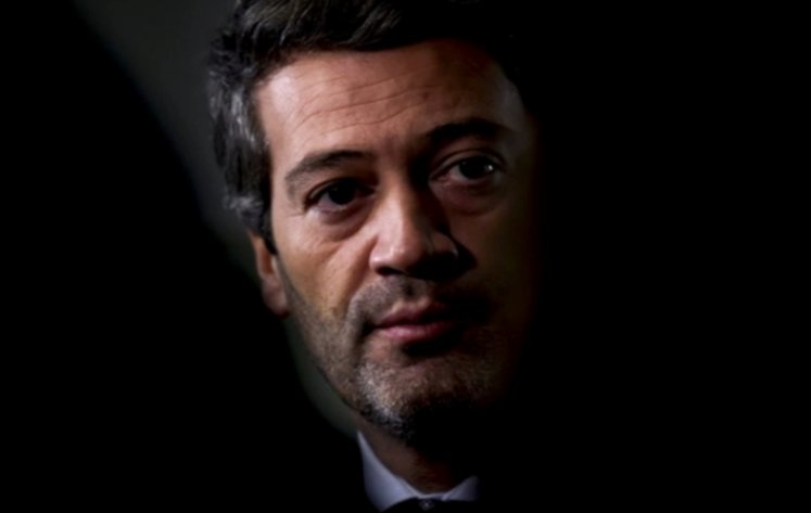 André Ventura durante un debate político en Portugal