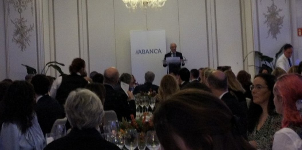 Asistentes en el encuentro navideño del Fórum dos Portugueses en Madrid.