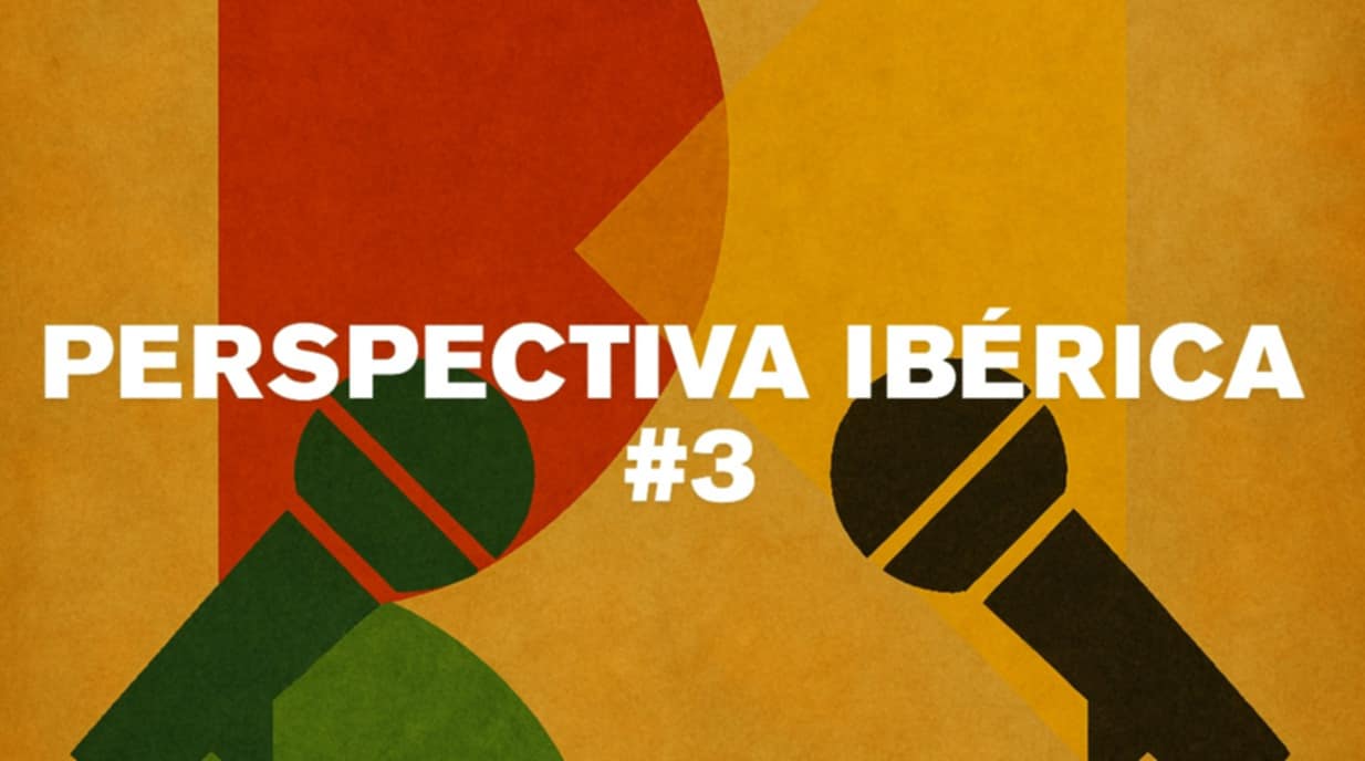 Portada del programa Perspectiva Ibérica 3 con micrófonos