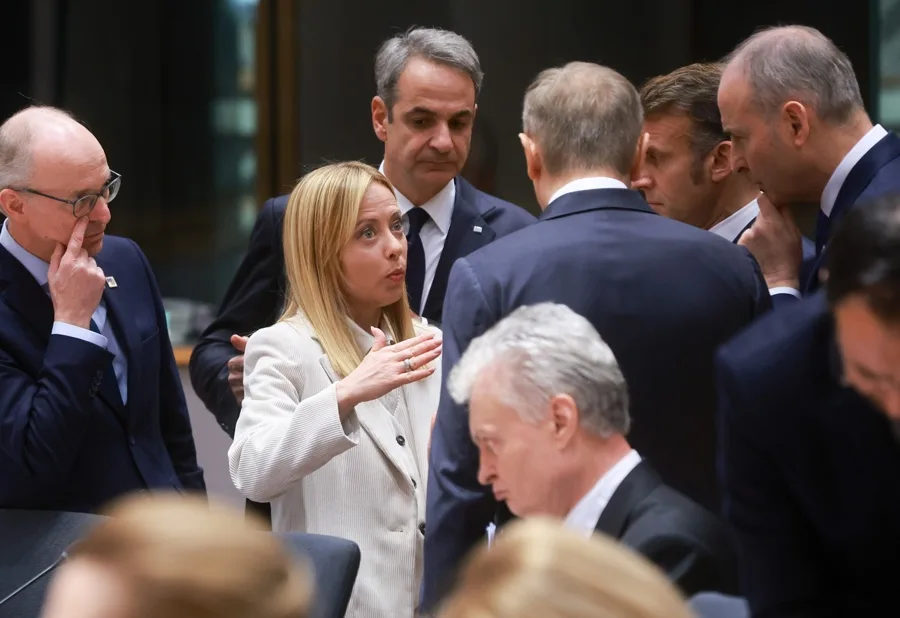 Reunión de líderes europeos discutiendo el acuerdo con Mercosur