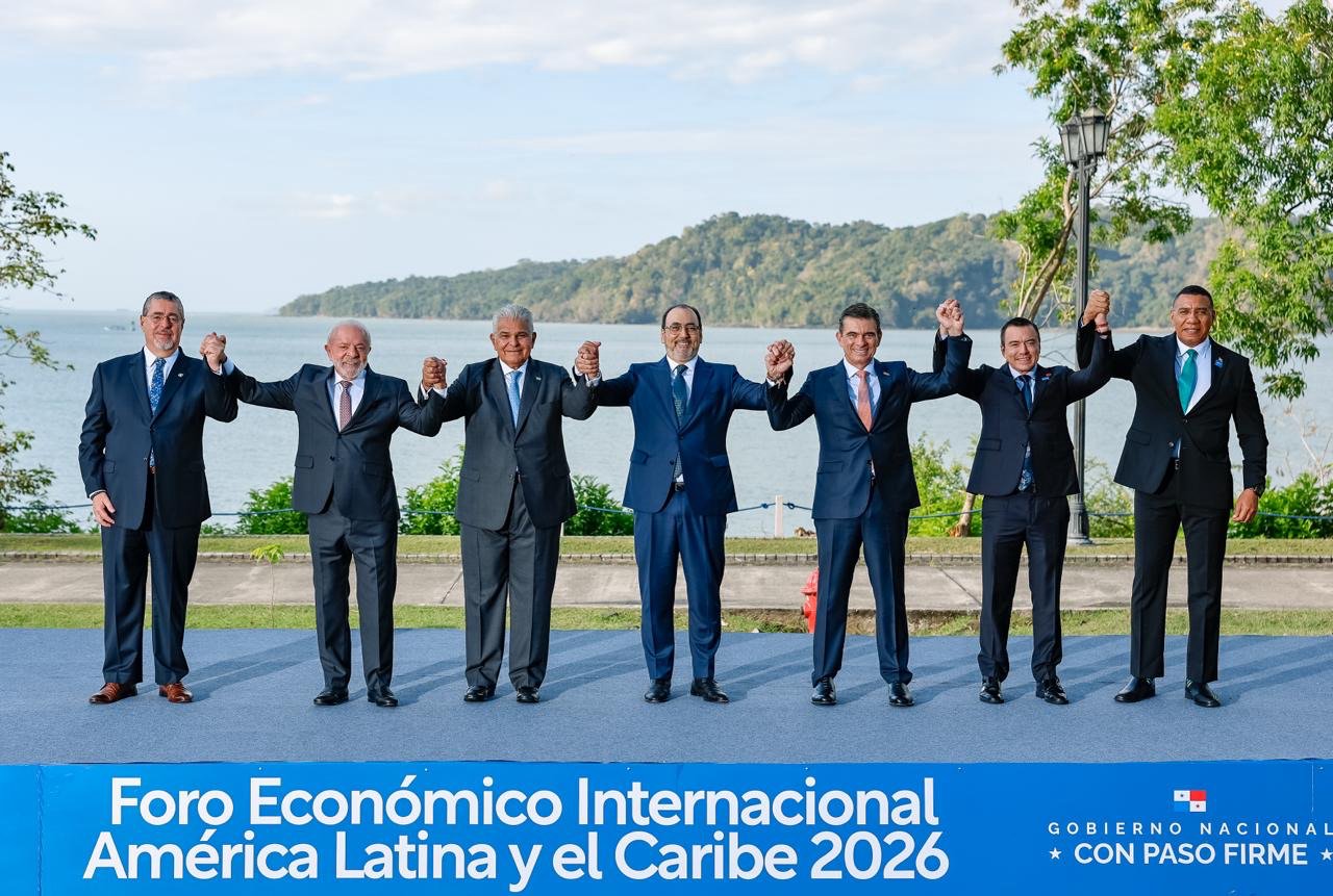 Líderes de América Latina en el Foro Económico Internacional 2026