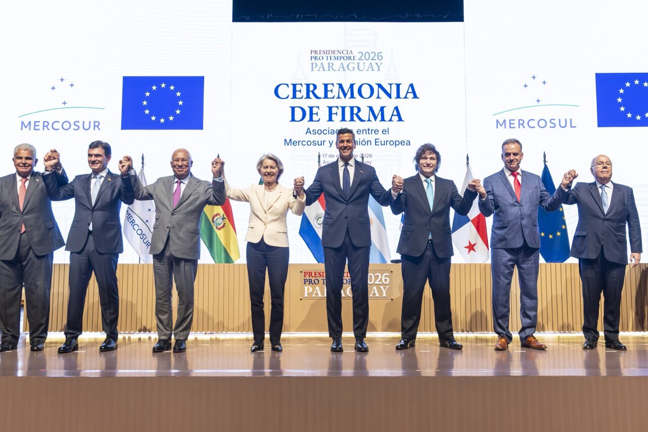 Ceremonia de firma del acuerdo entre Mercosur y la Unión Europea en Paraguay