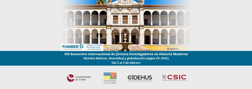 Cartel del VIII Encuentro Internacional de Jóvenes Investigadores en Historia Moderna en Évora