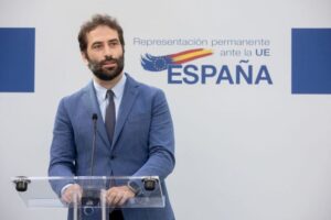 Ministro de Economía de España hablando sobre Mercosur