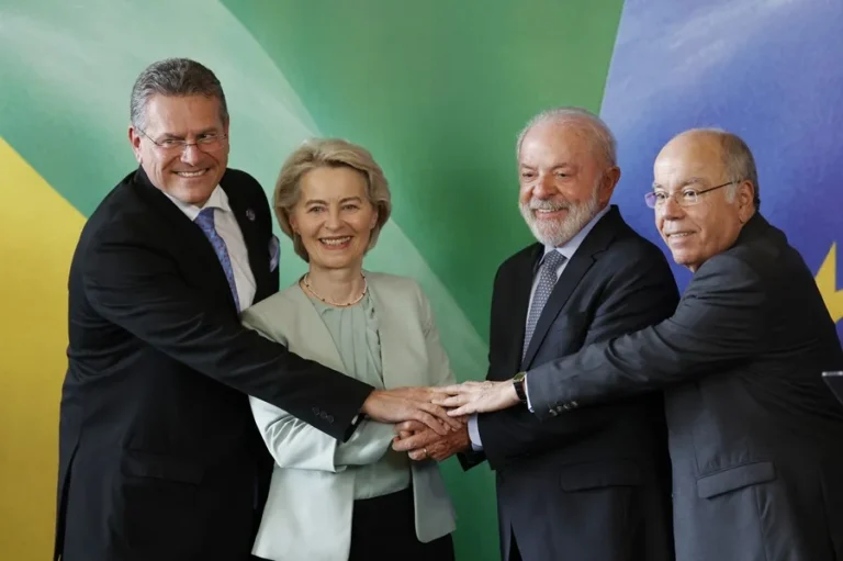Lula y Von der Leyen en reunión sobre acuerdo Mercosur-UE