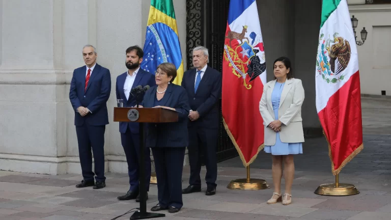 Michelle Bachelet habla sobre su candidatura a la ONU en Chile