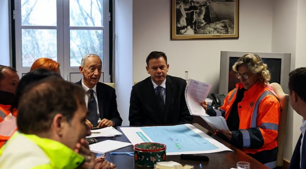 Reunión de autoridades en Coimbra sobre la situación de alerta por inundaciones