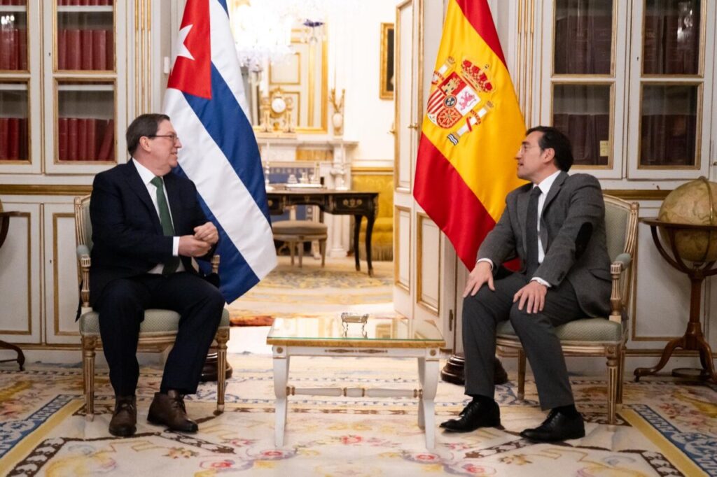 Reunión entre el canciller cubano y el ministro español en Madrid