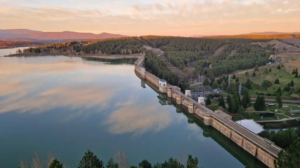Vista del embalse gestionado por autoridades portuguesas y españolas