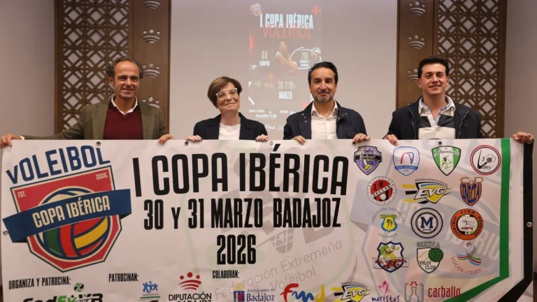 Presentación de la I Copa Ibérica de Voleibol en Badajoz y Elvas
