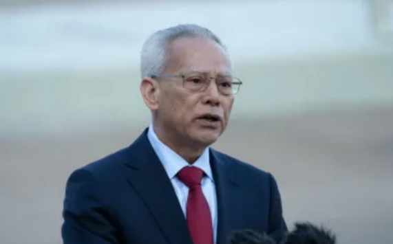 Líder de Macau, Sam Hou Fai, hablando en un evento público