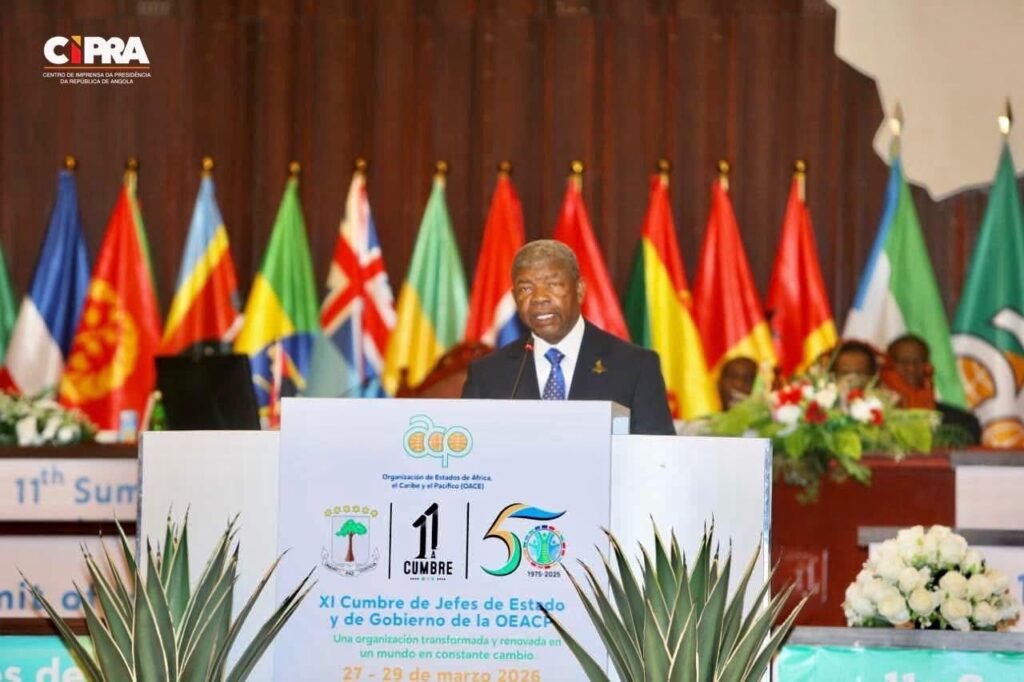 Presidente de Angola en la XI Cumbre de Jefes de Estado de la OEACP