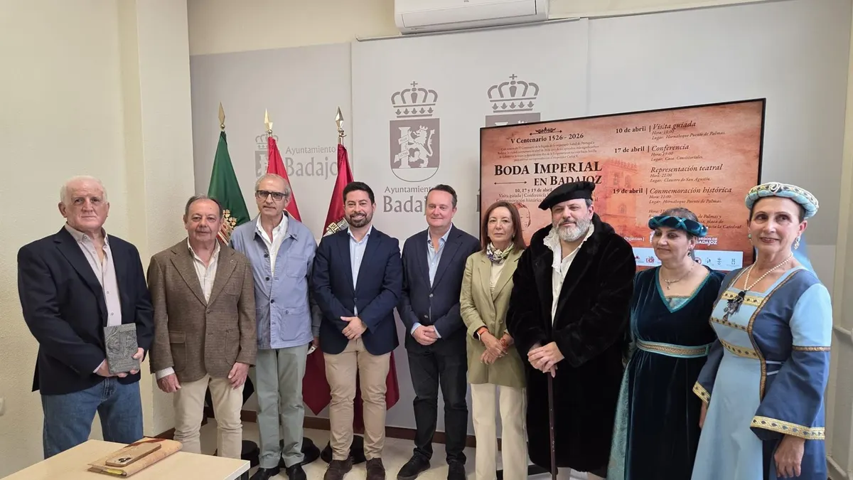 Presentación de actos conmemorativos de Isabel de Portugal en Badajoz