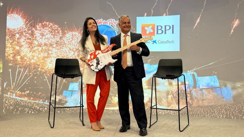 Representantes del BPI presentan su patrocinio en Rock in Rio Lisboa