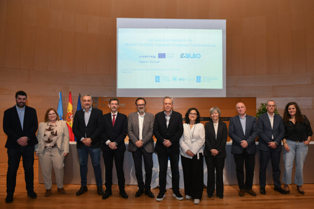 Presentación del proyecto Equio sobre atención oncológica en Galicia y Portugal