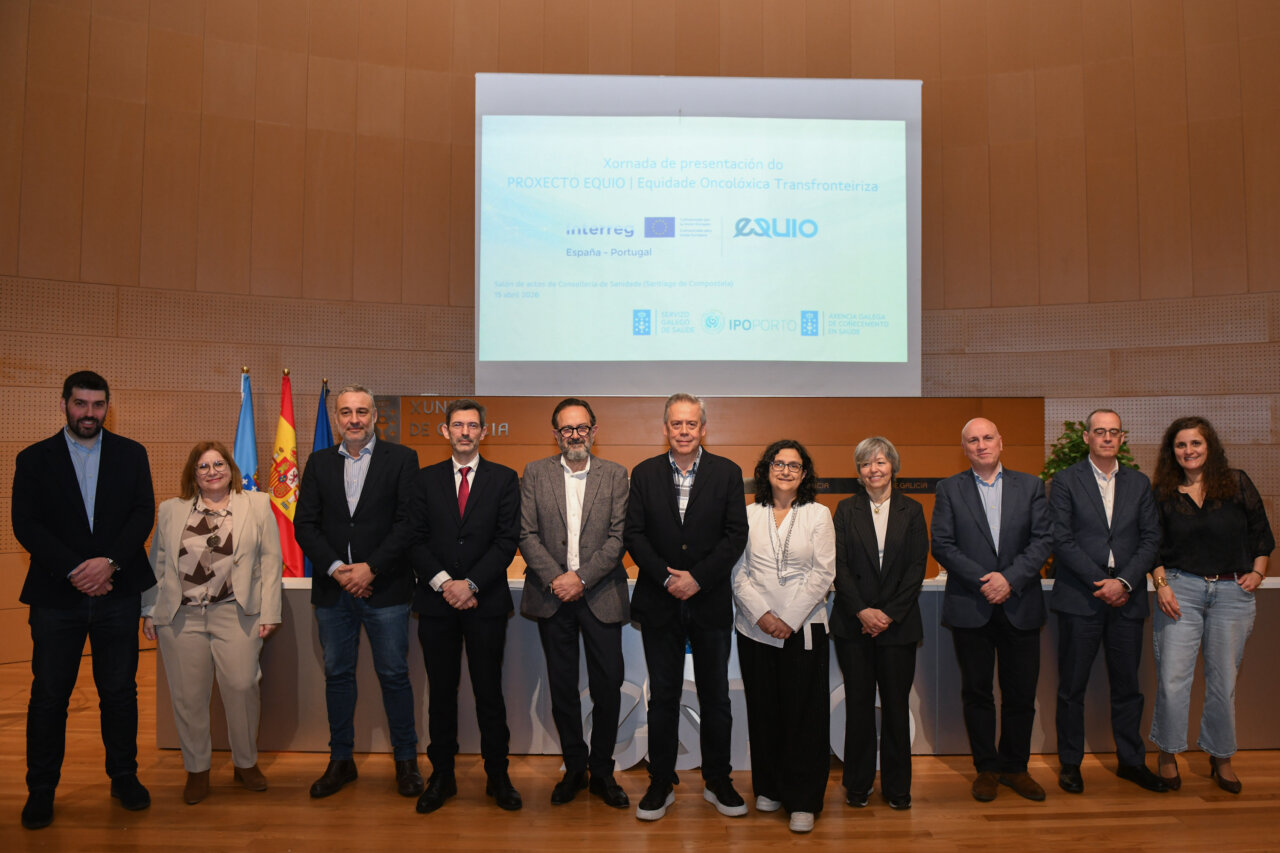Presentación del proyecto Equio sobre atención oncológica en Galicia y Portugal