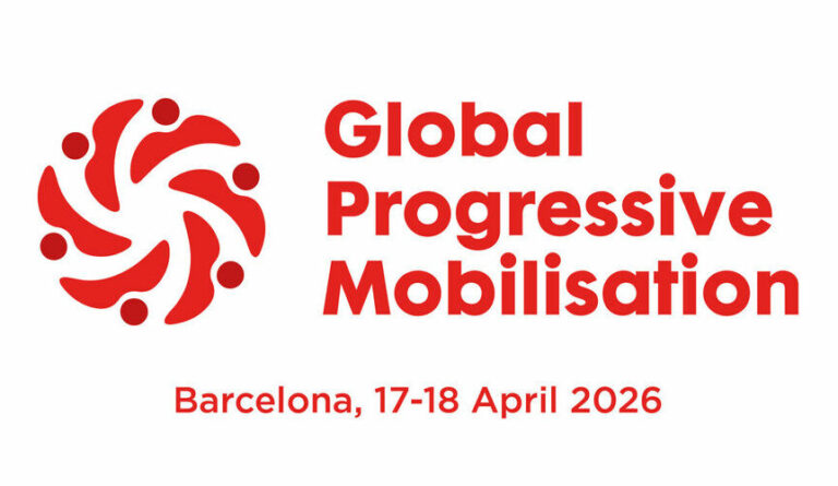 Logo del evento Global Progressive Mobilisation en Barcelona