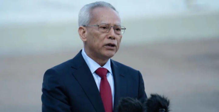 Sam Hou Fai, presidente do Governo de Macau, em discurso público.