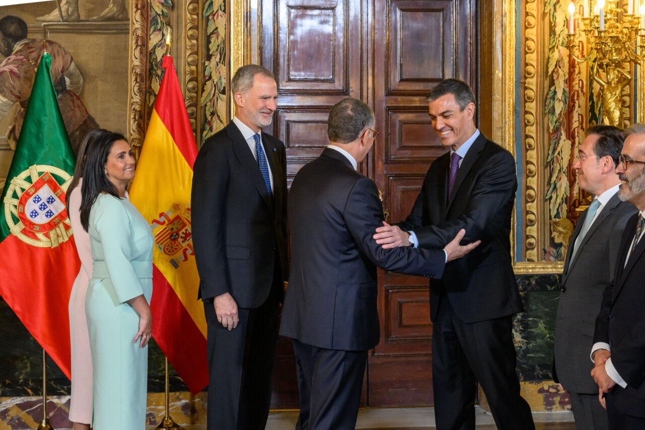 Encuentro entre el presidente de Portugal y el presidente del Gobierno español