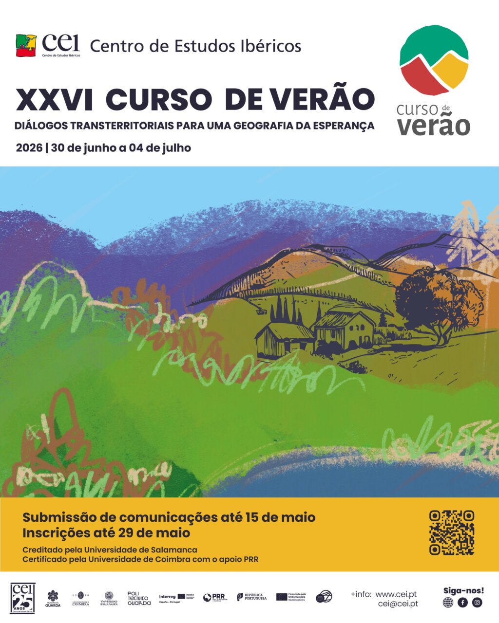 Cartel del XXVI curso de verano del Centro de Estudios Ibéricos