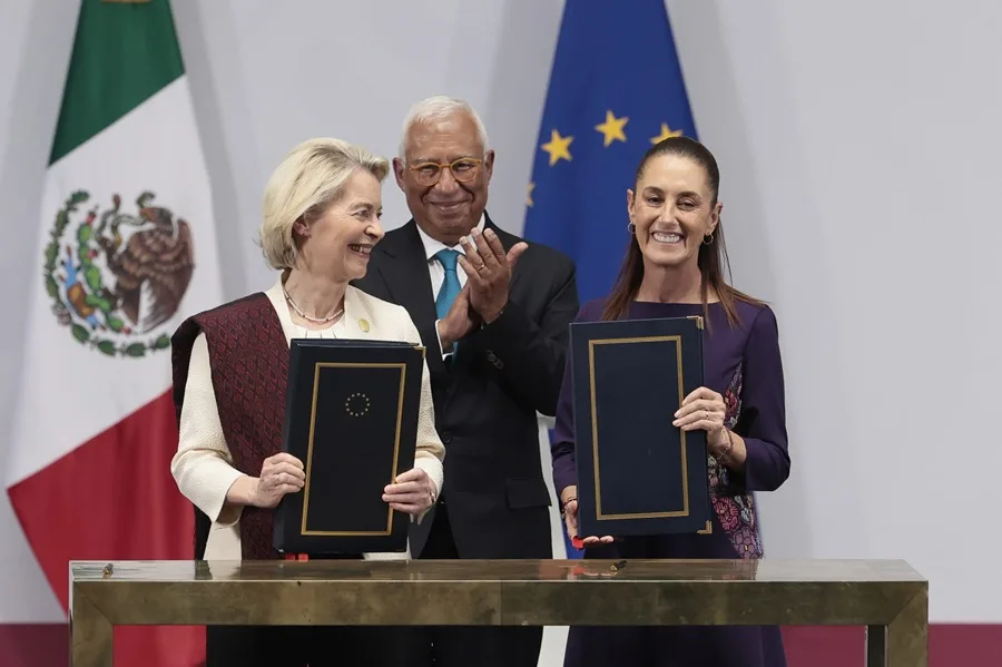 Representantes de México y la UE firman un acuerdo estratégico