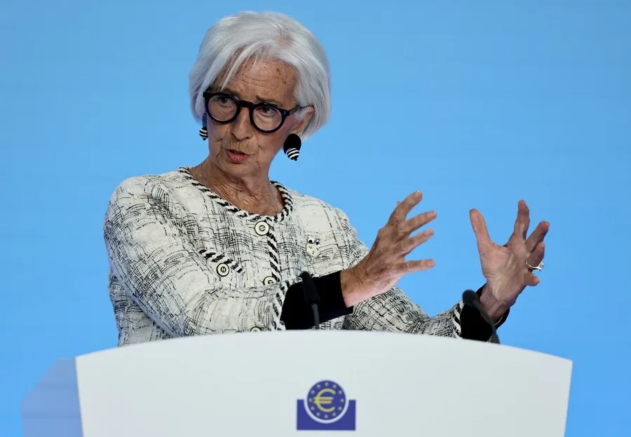 Christine Lagarde hablando sobre la protección de España y Portugal del alza del gas