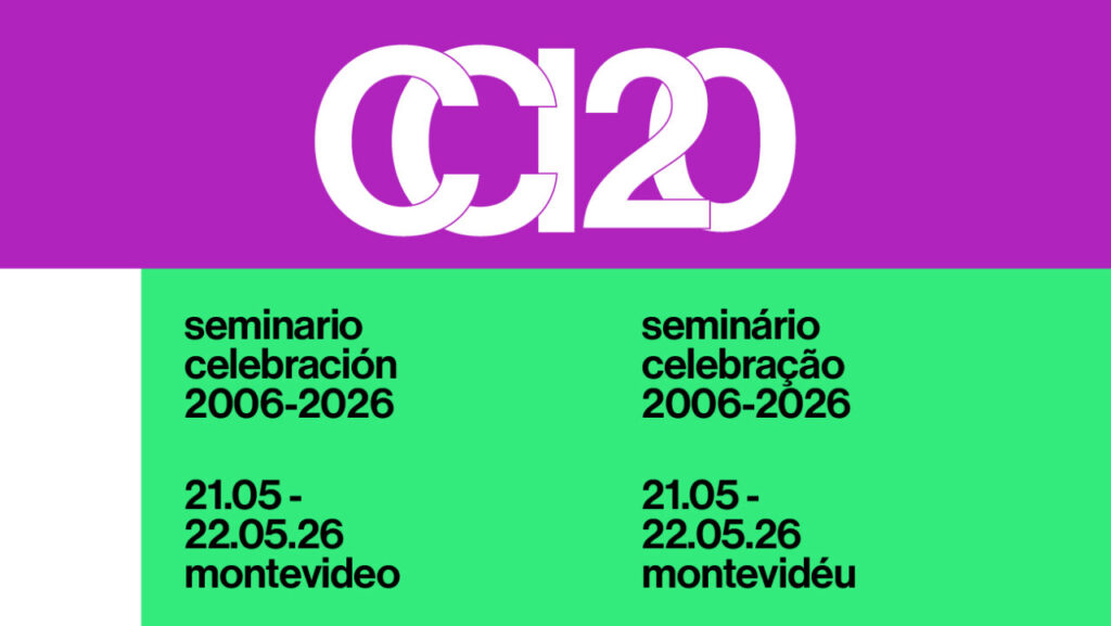 Logo del seminario sobre la Carta Cultural Iberoamericana en Montevideo