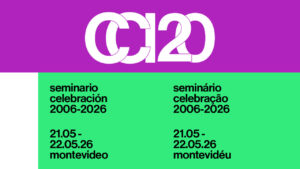 Logo del seminario sobre la Carta Cultural Iberoamericana en Montevideo
