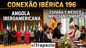 Reunión sobre comercio entre España, México y Angola en el evento Conexión Ibérica 196