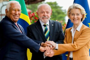 Lula, António Costa y Ursula von der Leyen en cumbre del G7 en Francia