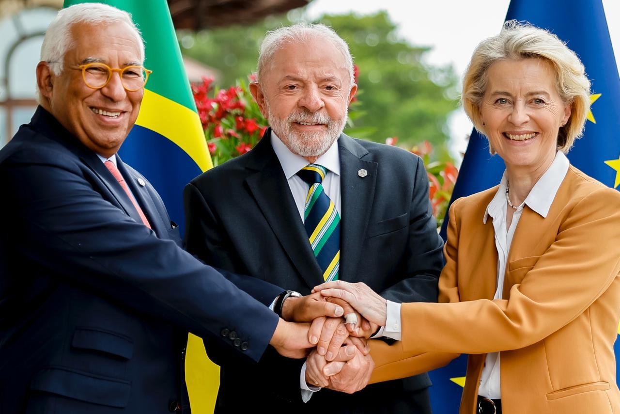 Lula, António Costa y Ursula von der Leyen en cumbre del G7 en Francia