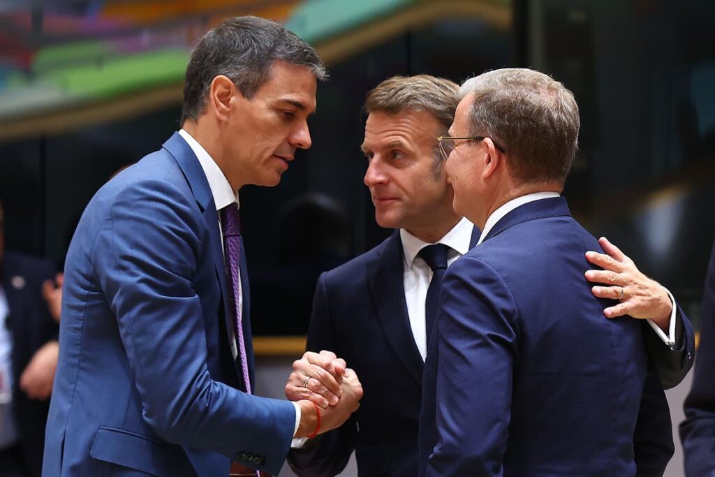 Pedro Sánchez en reunión con líderes de la Unión Europea en Chipre