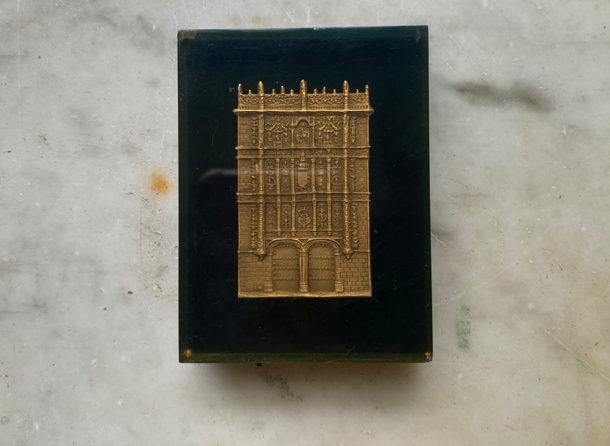 Réplica en miniatura de la fachada de la Universidad de Salamanca