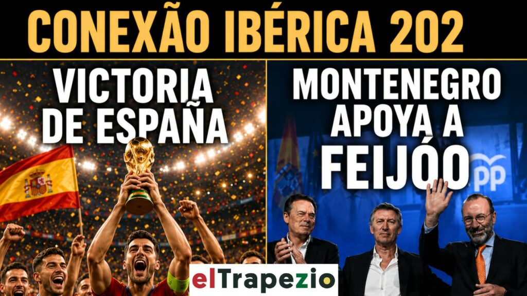 Celebración de la victoria de España en un evento deportivo