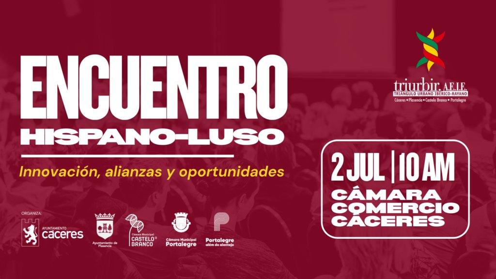 Cartel del II Congreso Transfronterizo en Cáceres sobre innovación y alianzas
