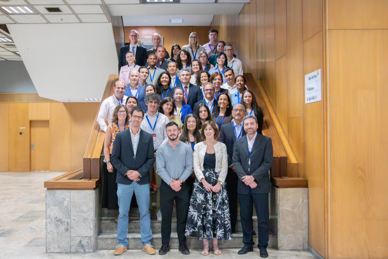 Grupo de especialistas en redes de indicadores de ciencia y educación superior en Madrid.
