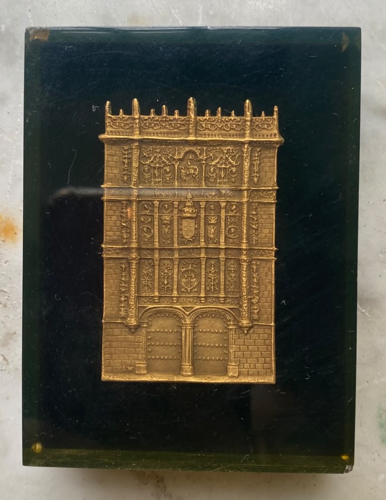 Réplica en miniatura de la fachada de la Universidad de Salamanca