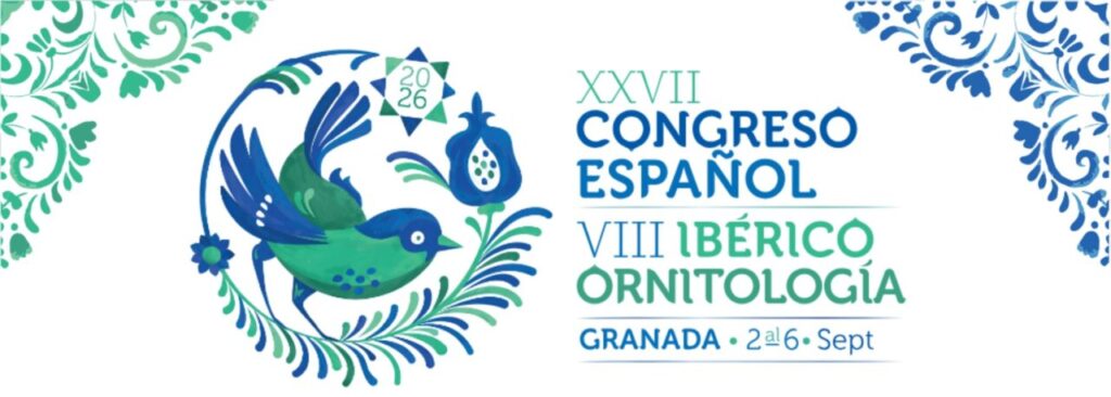 Logo del XXVII Congreso Español y VIII Congreso Ibérico de Ornitología en Granada