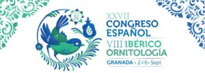 Logo del XXVII Congreso Español y VIII Congreso Ibérico de Ornitología en Granada