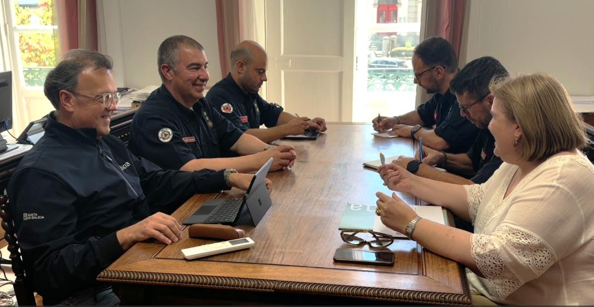 de autoridades de Galicia y Portugal para coordinar respuesta a incendios