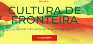 Cartel de la agenda cultural entre España y Portugal
