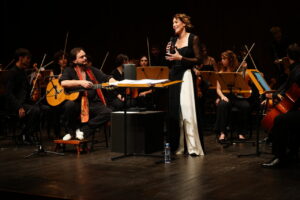 Artistas en el escenario durante el festival Escena Escorial